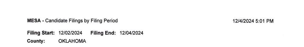 2025 boe candidates info. as of 12-05-24